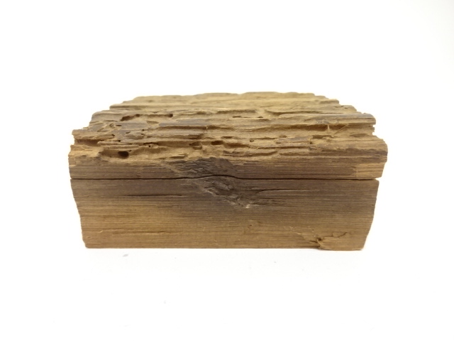  福岡木洞造　古材　香合